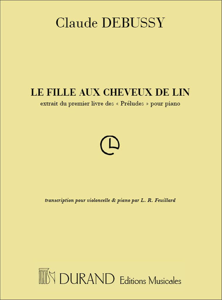 La Fille Aux Cheveux De Lin Vlc-Piano (Feuillard)